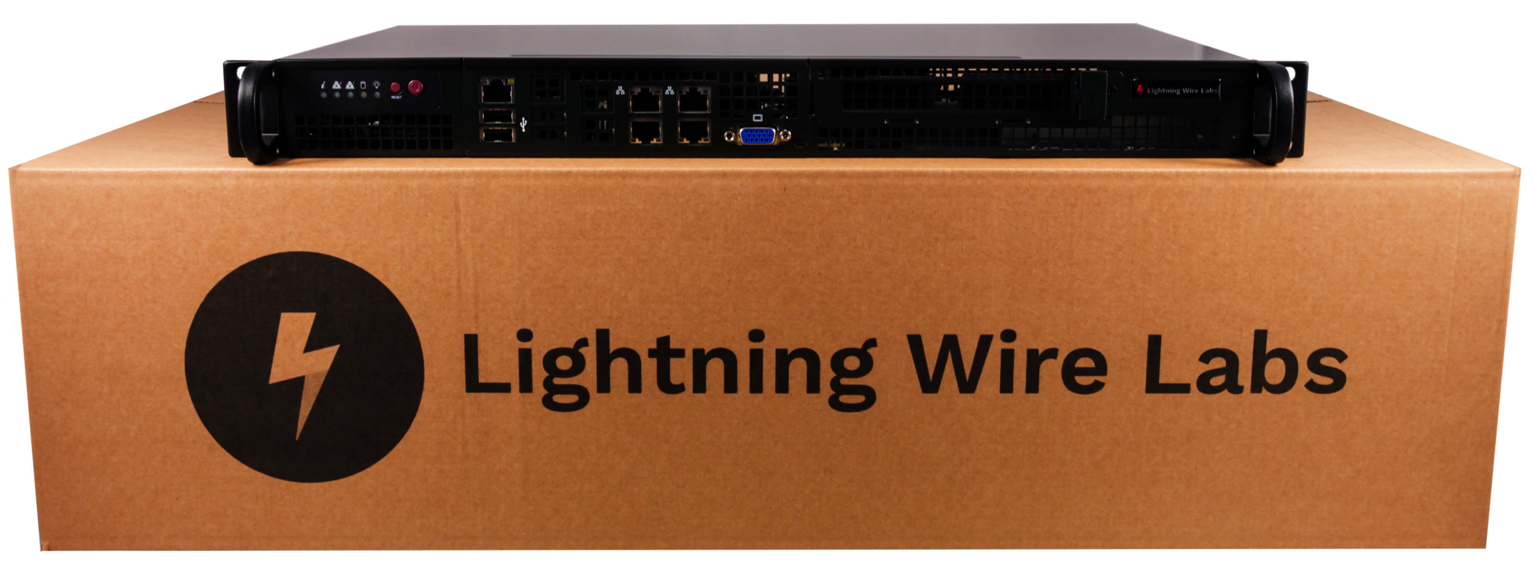 Lightning Wire Labs Appliance on Box